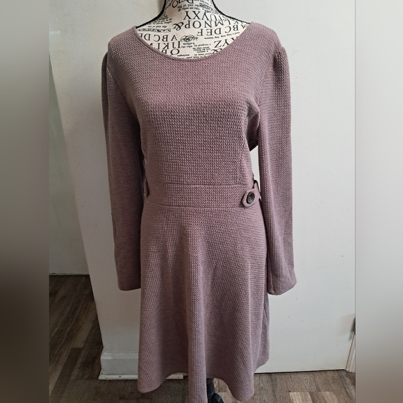 Gilli dress size 0X. The color is a brownish mauve. - Picture 1 of 9